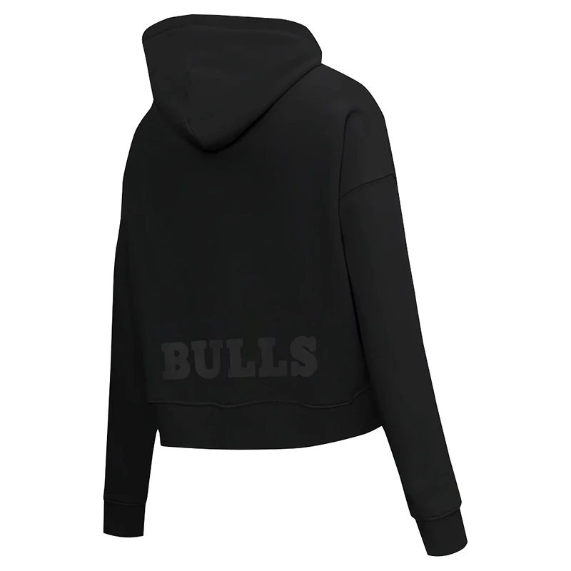 Pro Standard Chicago Bulls Jewels Cropped Pullover Hoodie