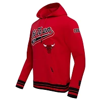 Pro Standard Chicago Bulls Script Tail Pullover Hoodie