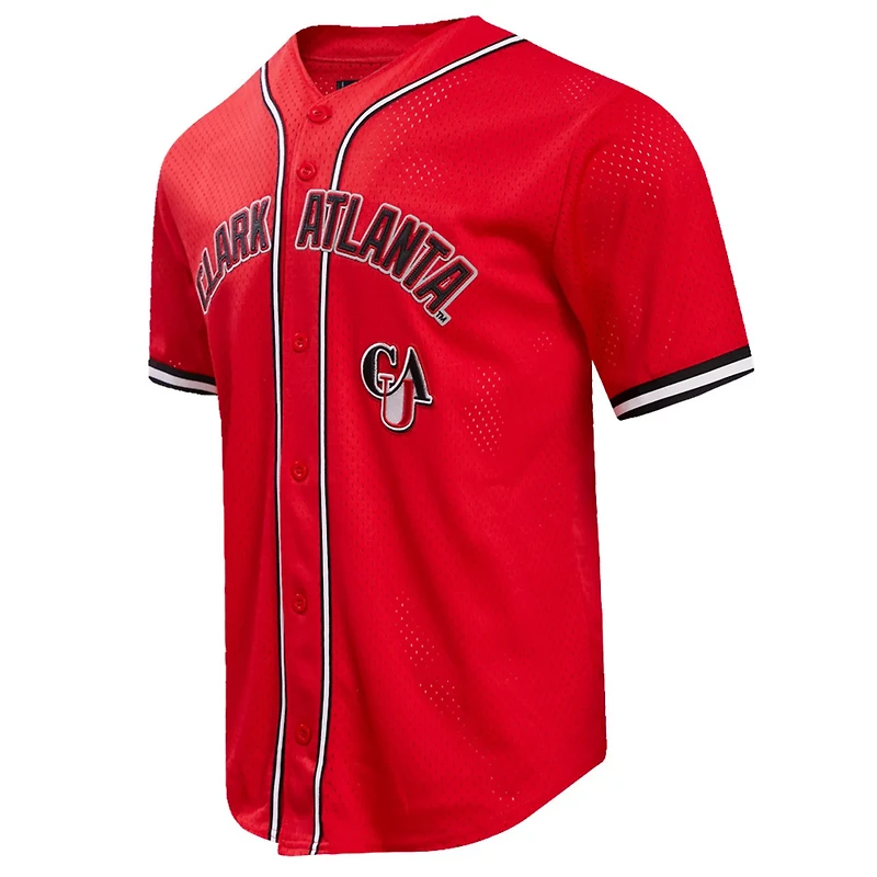 Pro Standard Clark Atlanta University Panthers Homecoming Mesh Button-Down Shirt