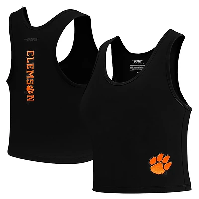 Pro Standard Clemson Tigers Tonal Neutral Fitted Waist Length Racerback Tank Top