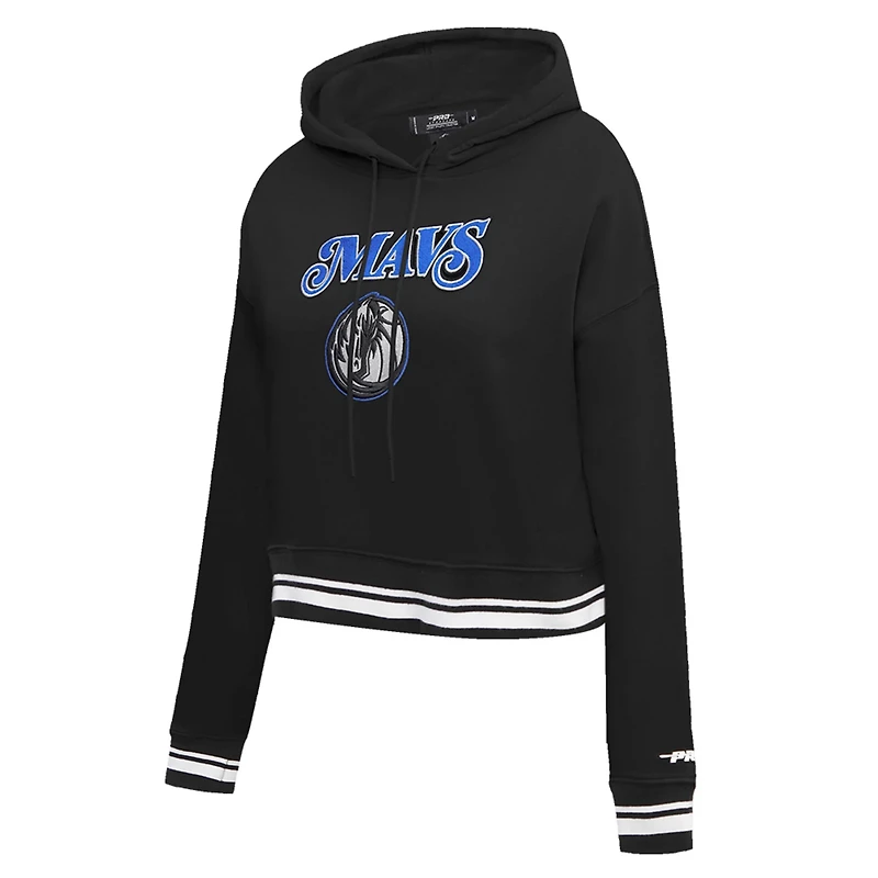 Pro Standard Dallas Mavericks 2023/24 City Edition Cropped Pullover Hoodie