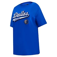 Pro Standard Dallas Mavericks Script Boyfriend T-Shirt