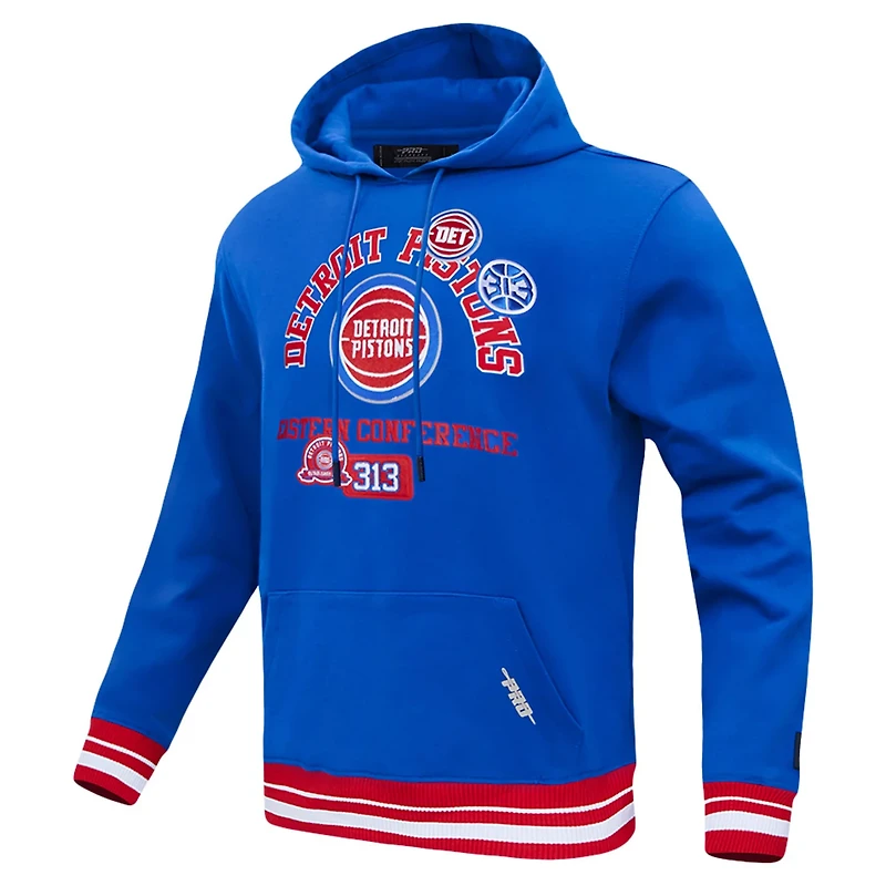 Pro Standard Detroit Pistons Area Code Pullover Hoodie