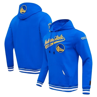 Pro Standard Golden State Warriors Script Tail Pullover Hoodie