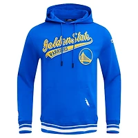 Pro Standard Golden State Warriors Script Tail Pullover Hoodie