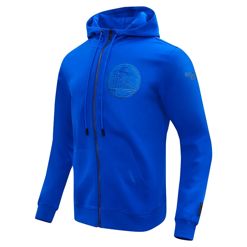 Pro Standard Golden State Warriors Triple Tonal DK Full-Zip Hoodie Jacket