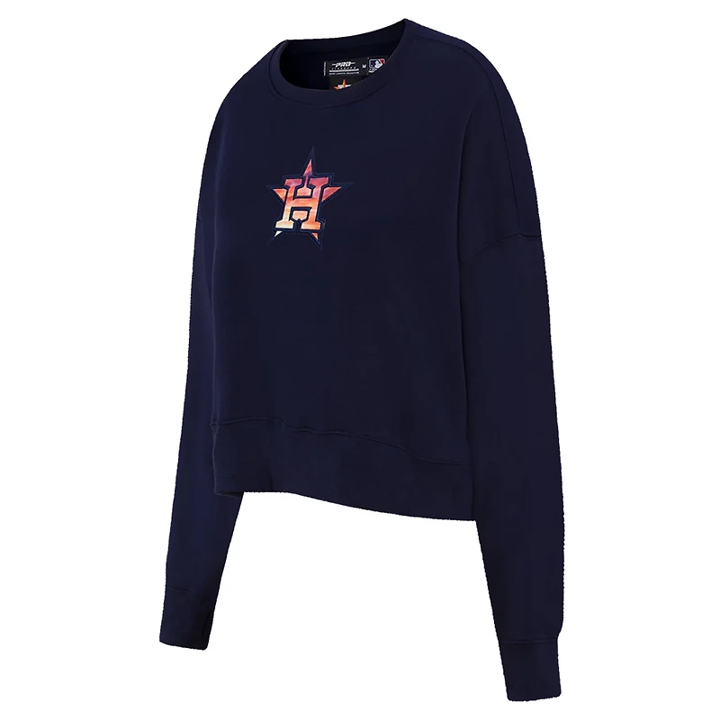 Pro Standard Houston Astros Painted Sky Pullover Sweatshirt