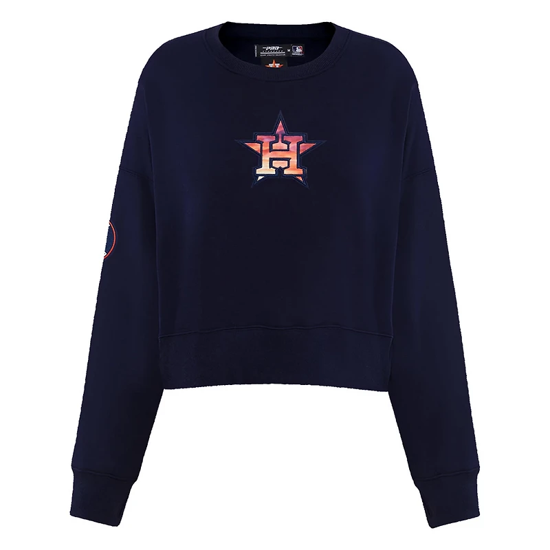 Pro Standard Houston Astros Painted Sky Pullover Sweatshirt
