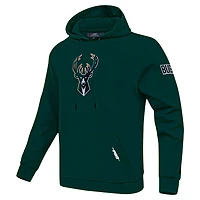 Pro Standard Hunter Milwaukee Bucks Split Logo Pullover Hoodie