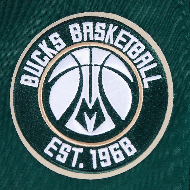 Pro Standard Hunter Milwaukee Bucks Split Logo Pullover Hoodie