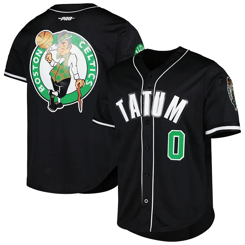 Pro Standard Jayson Tatum Boston Celtics Capsule Player Baseball Button-Up Shirt