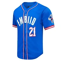 Pro Standard Joel Embiid Philadelphia 76ers Capsule Player Baseball Button-Up Shirt