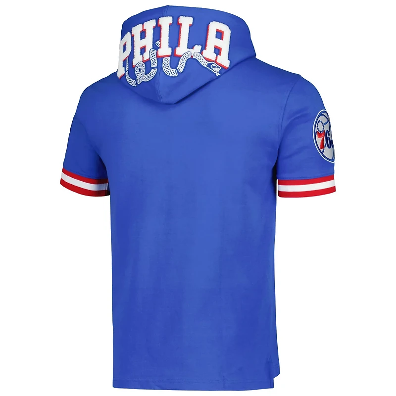 Pro Standard Joel Embiid Philadelphia 76ers Name  Number Short Sleeve Pullover Hoodie
