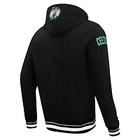 Pro Standard Kelly Boston Celtics Script Tail Pullover Hoodie