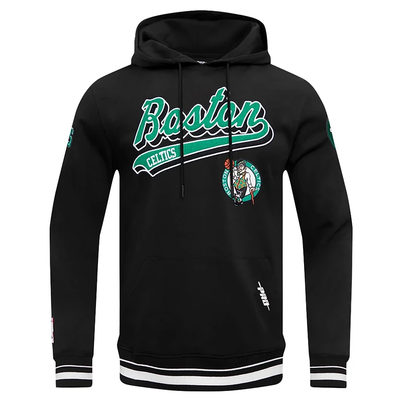 Pro Standard Kelly Boston Celtics Script Tail Pullover Hoodie