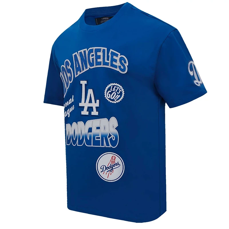 Pro Standard Los Angeles Dodgers Turn It Up Dropped Shoulder T-Shirt