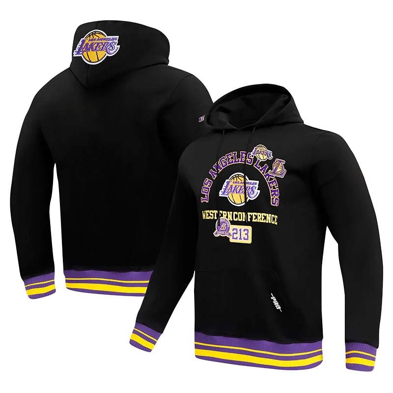 Pro Standard Los Angeles Lakers Area Code Pullover Hoodie