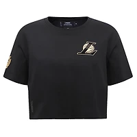 Pro Standard Los Angeles Lakers Holiday Glam Boxy T-Shirt