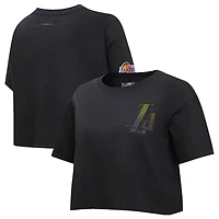 Pro Standard Los Angeles Lakers Jewels Boxy Cropped T-Shirt