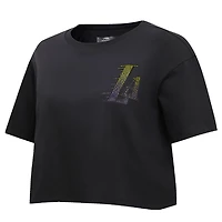 Pro Standard Los Angeles Lakers Jewels Boxy Cropped T-Shirt