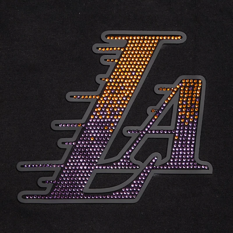 Pro Standard Los Angeles Lakers Jewels Boxy Cropped T-Shirt