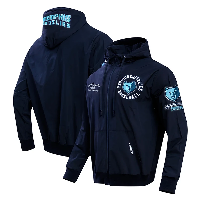 Pro Standard Memphis Grizzlies Hybrid Full-Zip Hoodie