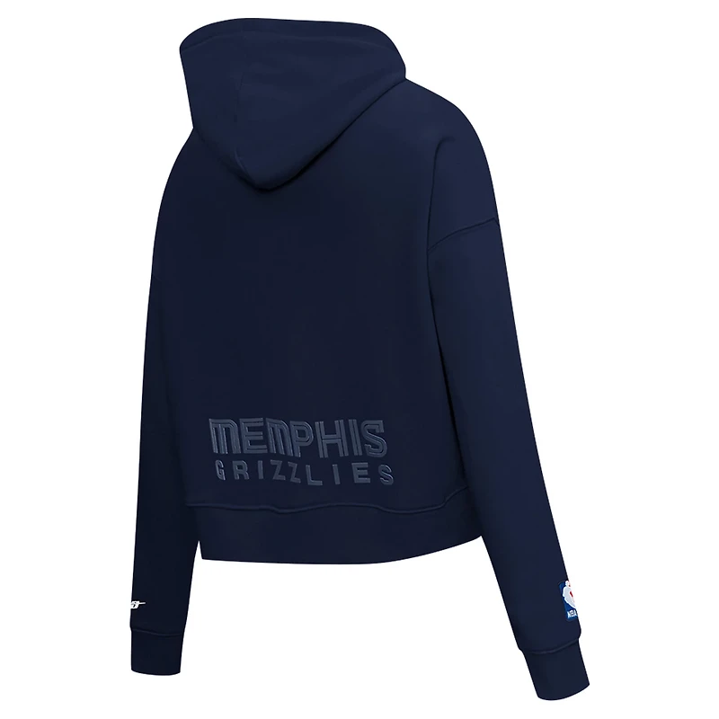 Pro Standard Memphis Grizzlies Jewels Cropped Pullover Hoodie