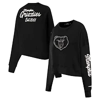 Pro Standard Memphis Grizzlies Paint The City Cropped Pullover Sweatshirt