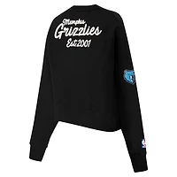 Pro Standard Memphis Grizzlies Paint The City Cropped Pullover Sweatshirt
