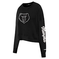 Pro Standard Memphis Grizzlies Paint The City Cropped Pullover Sweatshirt
