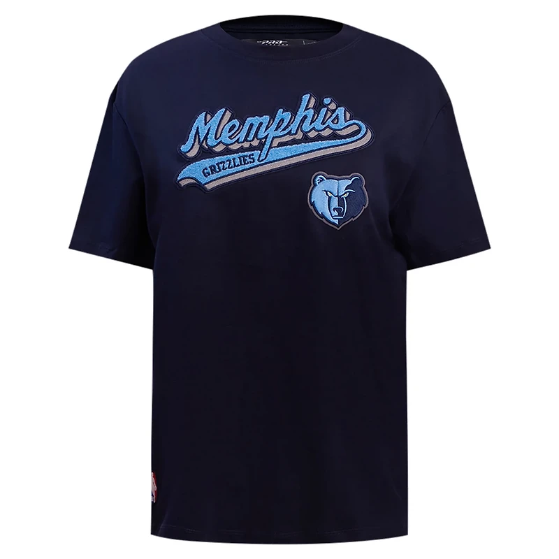Pro Standard Memphis Grizzlies Script Boyfriend T-Shirt