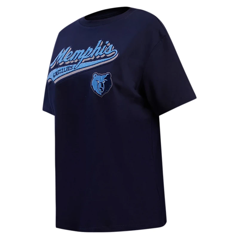 Pro Standard Memphis Grizzlies Script Boyfriend T-Shirt