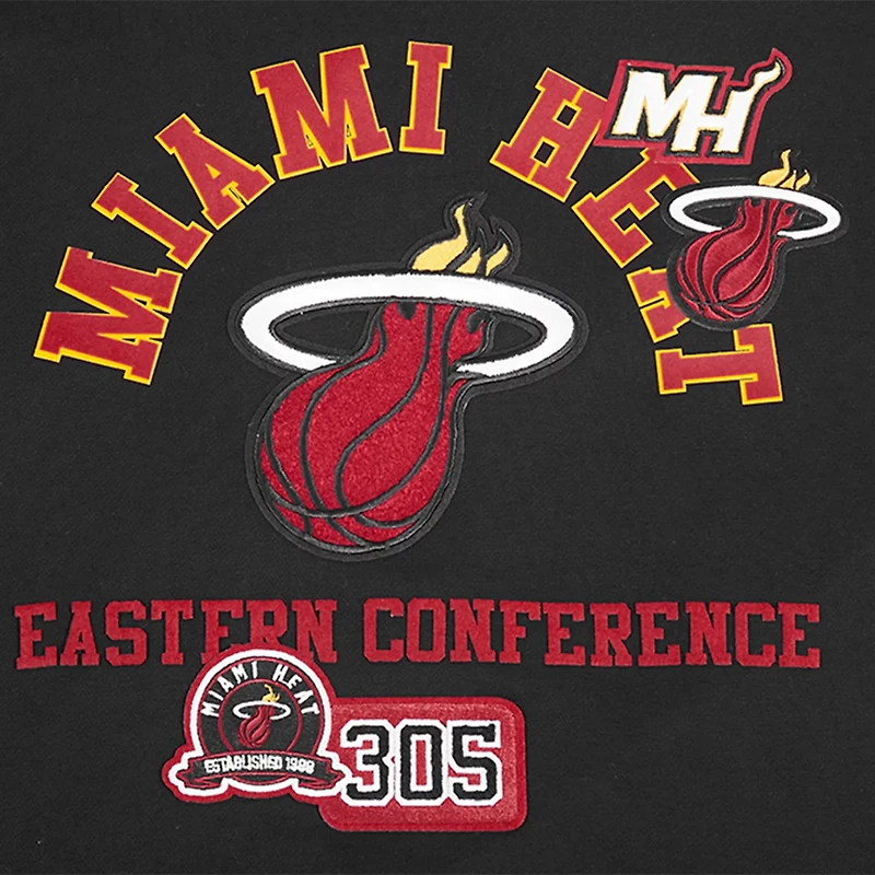 Pro Standard Miami Heat Area Code Pullover Hoodie
