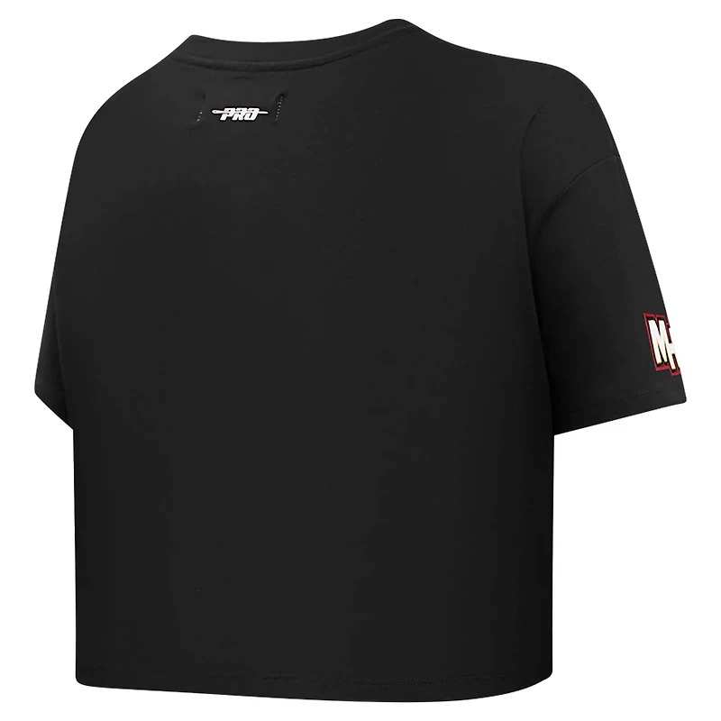 Pro Standard Miami Heat Jewels Boxy Cropped T-Shirt