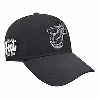 Pro Standard Miami Heat Paint the City Pinch Front Snapback Hat