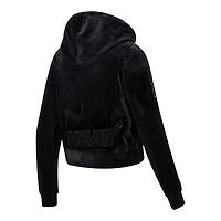 Pro Standard Miami Heat Triple Velour Full-Zip Hoodie