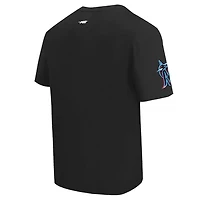 Pro Standard Miami Marlins Turn It Up Dropped Shoulder T-Shirt