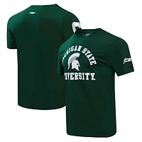 Pro Standard Michigan State Spartans Classic Stacked Logo T-Shirt