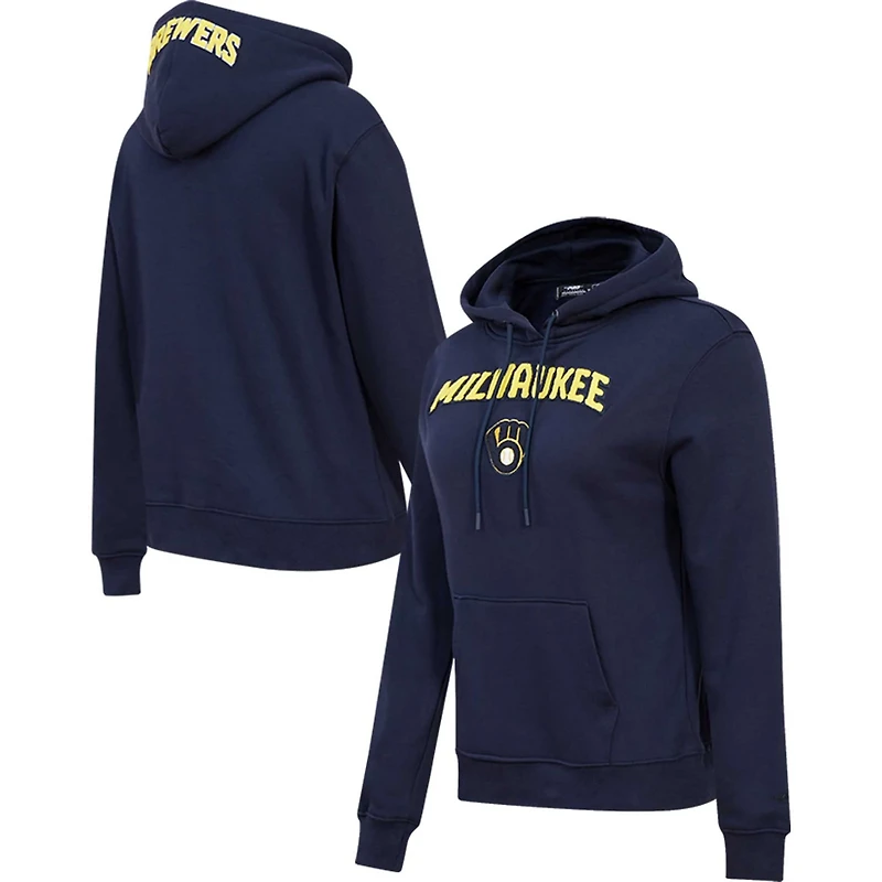 Pro Standard Milwaukee Brewers Classic Fleece Pullover Hoodie