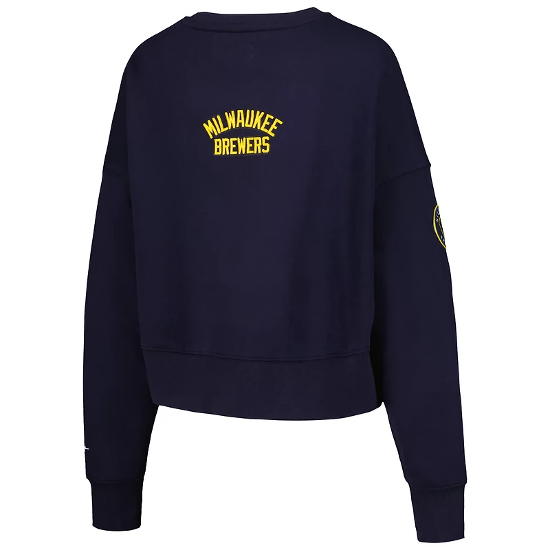 Pro Standard Milwaukee Brewers Painted Sky Pullover Sweatshirt