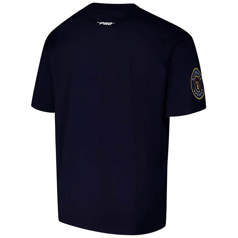 Pro Standard Milwaukee Brewers Turn It Up Dropped Shoulder T-Shirt