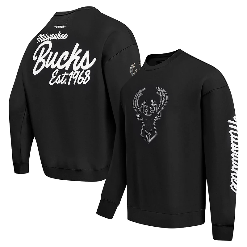 Pro Standard Milwaukee Bucks Paint the City Drop Shoulder Sweatshirt