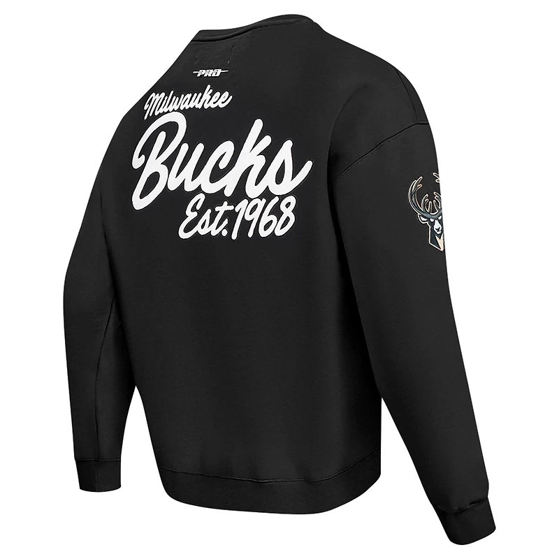 Pro Standard Milwaukee Bucks Paint the City Drop Shoulder Sweatshirt