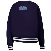 Pro Standard Minnesota Timberwolves Area Code Cropped Pullover Sweatshirt