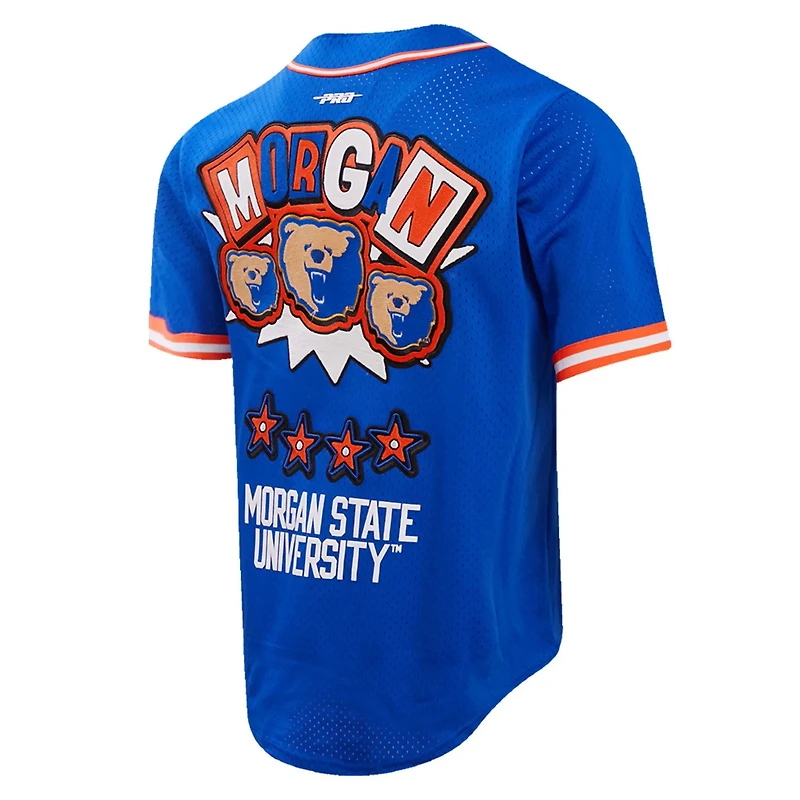 Pro Standard Morgan State Bears Homecoming Mesh Button-Down Shirt