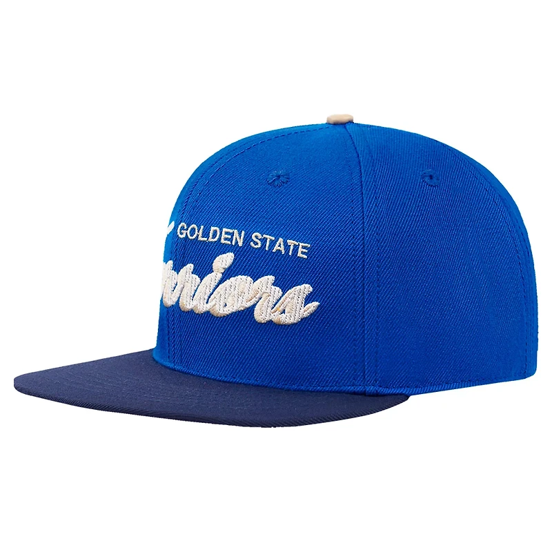 Pro Standard Navy Golden State Warriors Legacy Snapback Hat