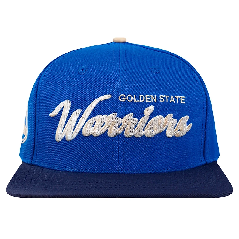 Pro Standard Navy Golden State Warriors Legacy Snapback Hat