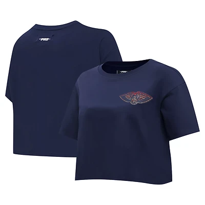 Pro Standard New Orleans Pelicans Jewels Boxy Cropped T-Shirt