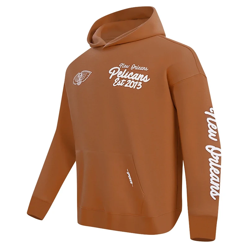 Pro Standard New Orleans Pelicans Paint the City Drop Shoulder Pullover Hoodie