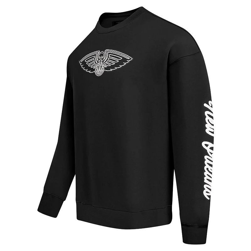 Pro Standard New Orleans Pelicans Paint the City Drop Shoulder Sweatshirt